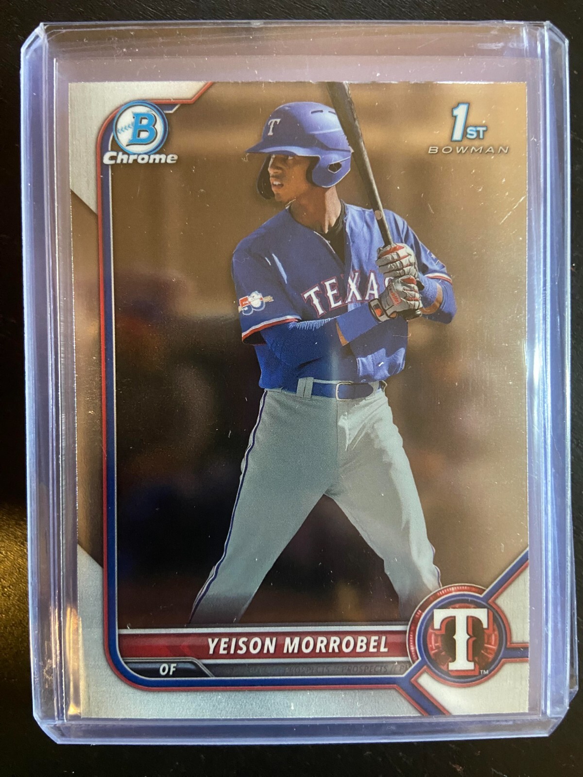 2022 Bowman Chrome 1st Yeison Morrobel Texas Rangers BCP-200 I1