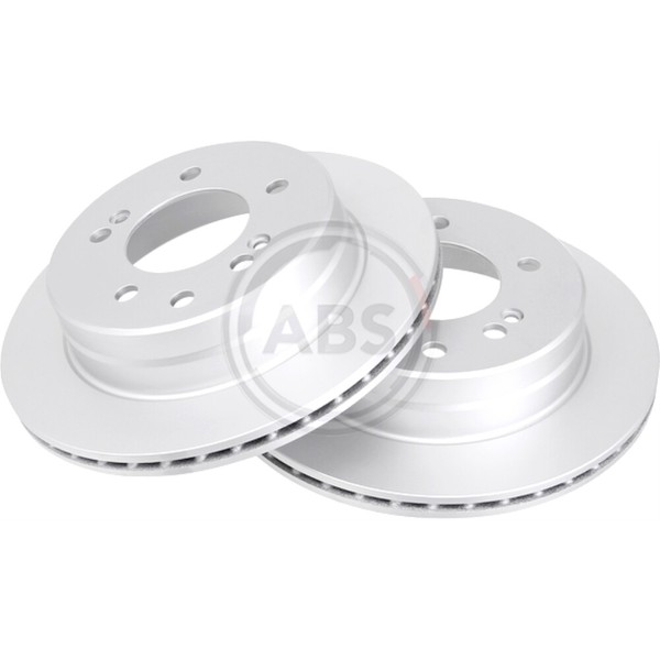 A.B.S. 2X Bremsscheibe Hinten 307 BelüFtet FüR Ssangyong Rexton Gab_-image