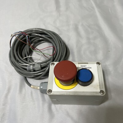Allen Bradley Reset Switch Emergency Red Push Button Box Assembly