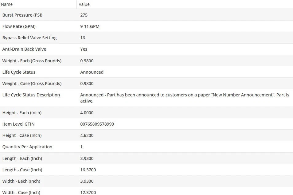 OEM Type Oil Filter WIX for CHRYSLER ASPEN 2008-2009 V8-5.7L - Image 4 of 4