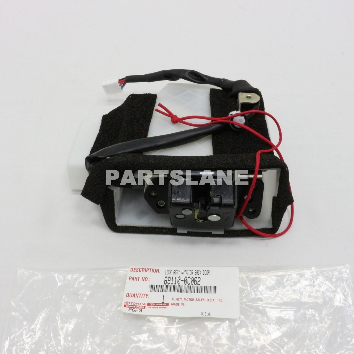 69110-0C062 Toyota OEM Genuine LOCK ASSY W/MOTOR | eBay