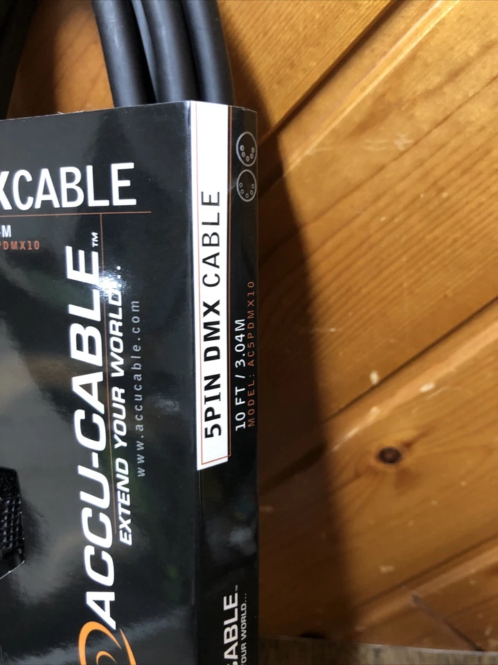 ADJ Products 10 FOOT, 5 PIN DMX CABLE AC5PDMX10 New - Image 2 of 3