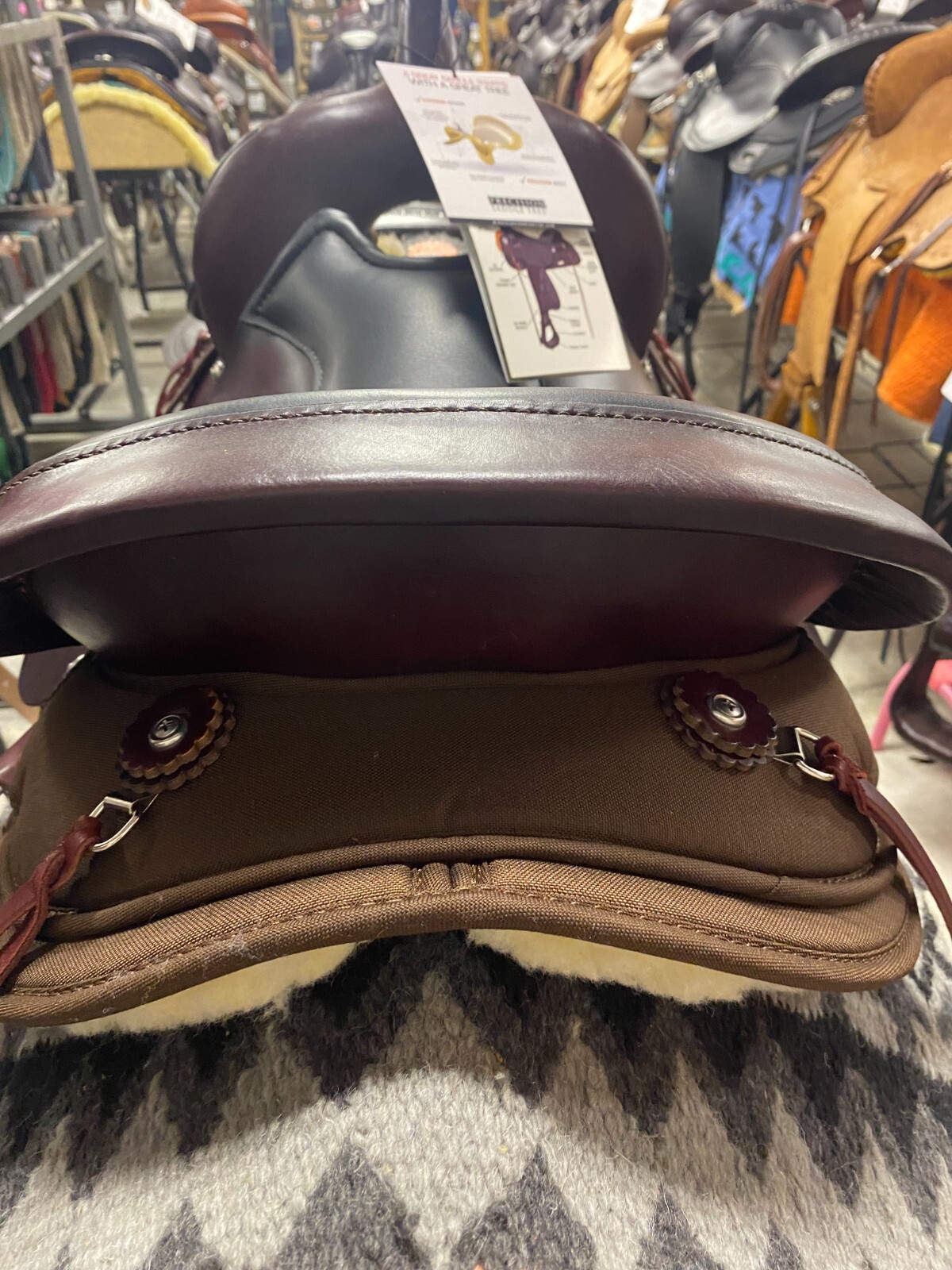 HIGH HORSE EL CAMPO GAITED CORDURA 16" TRAIL SADDLE eBay