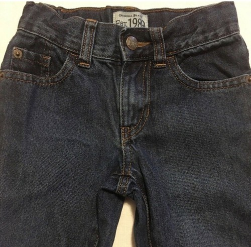 CHILDRENS PLACE Est 1989 Unisex Kids Jeans Straight Leg Dark Wash Size 4 - Picture 4 of 8