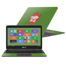 Skin Compatible with Asus ZenBook Flip UX360CA 13.3" 2016 Strawberry F