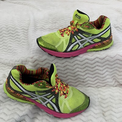 Asics Gel Preleus sneakers Women s Running Training Shoe Yellow Pink T480N Sz 10