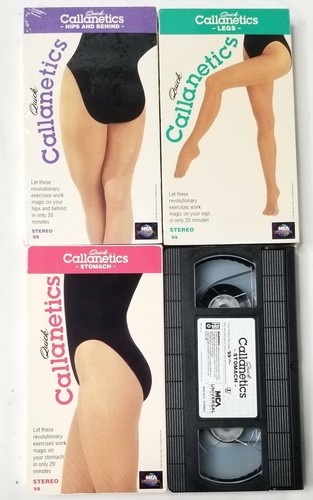 Quick Callanetics (3) VHS Tape by Callan Pinckney 2 New, 1 Used. - Picture 2 of 3