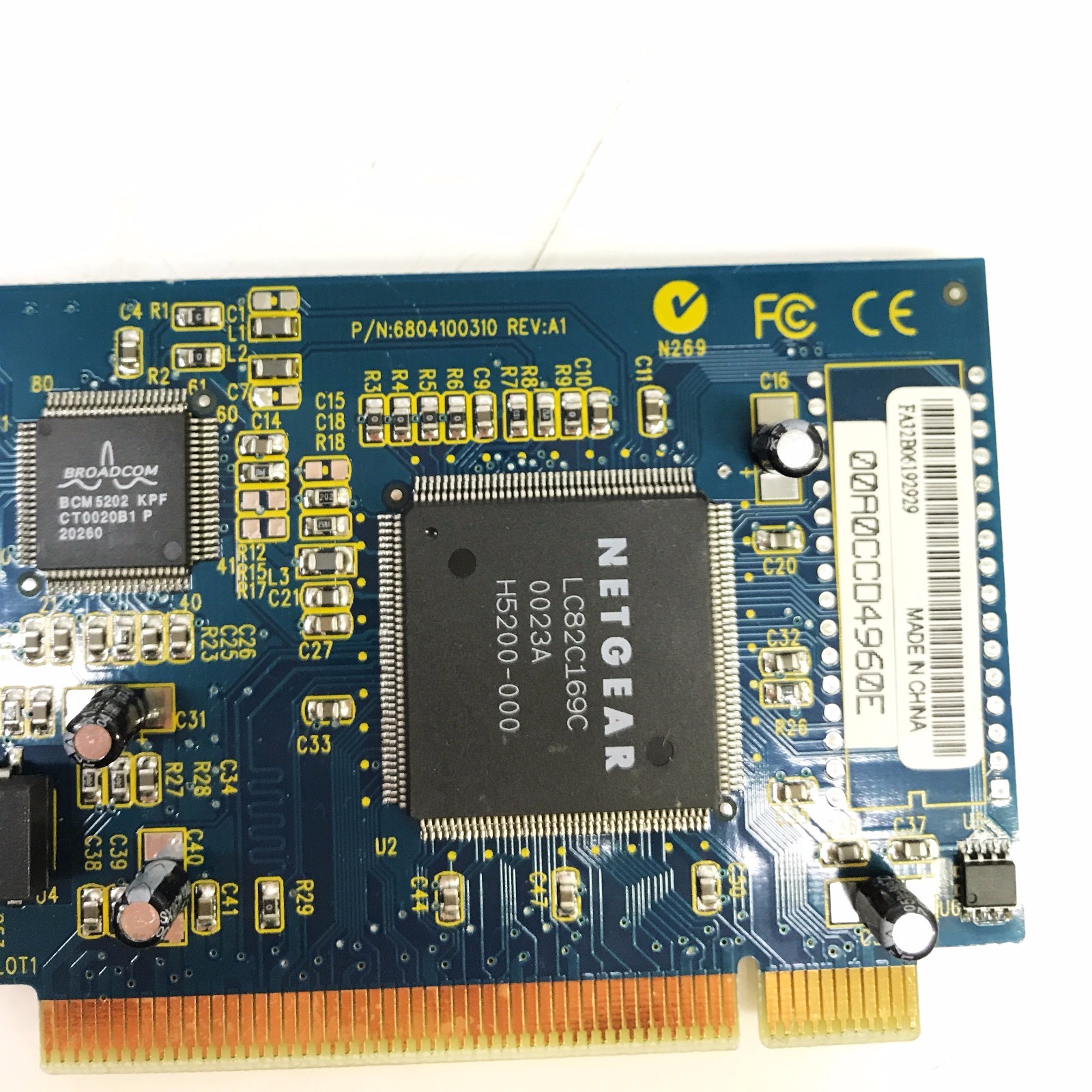 Netgear Card FA310TX RevD2 6804100310 Rev A1 eBay