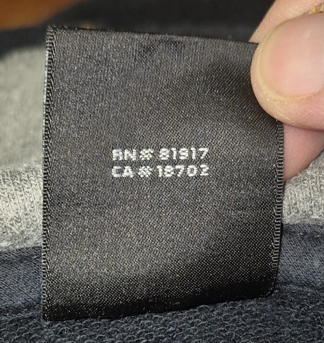 EUC Nike Air Jordan YOUTH Medium Remix Sideways Upside Down Logo Hoodie Black - Picture 3 of 5