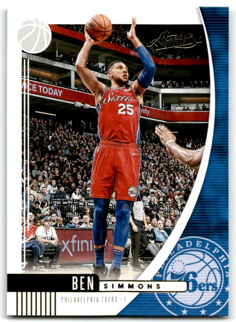 2019-20 PANINI ABSOLUTE MEMORABILIA RETAIL BEN SIMMONS PHILADELPHIA 76ERS #78
