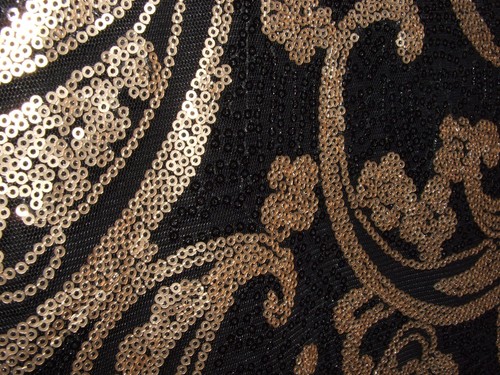 Select - Black/Gold sleeveless squin Top, Peplum, Lined - Womens UK 8 BNWT Party - Picture 3 of 7