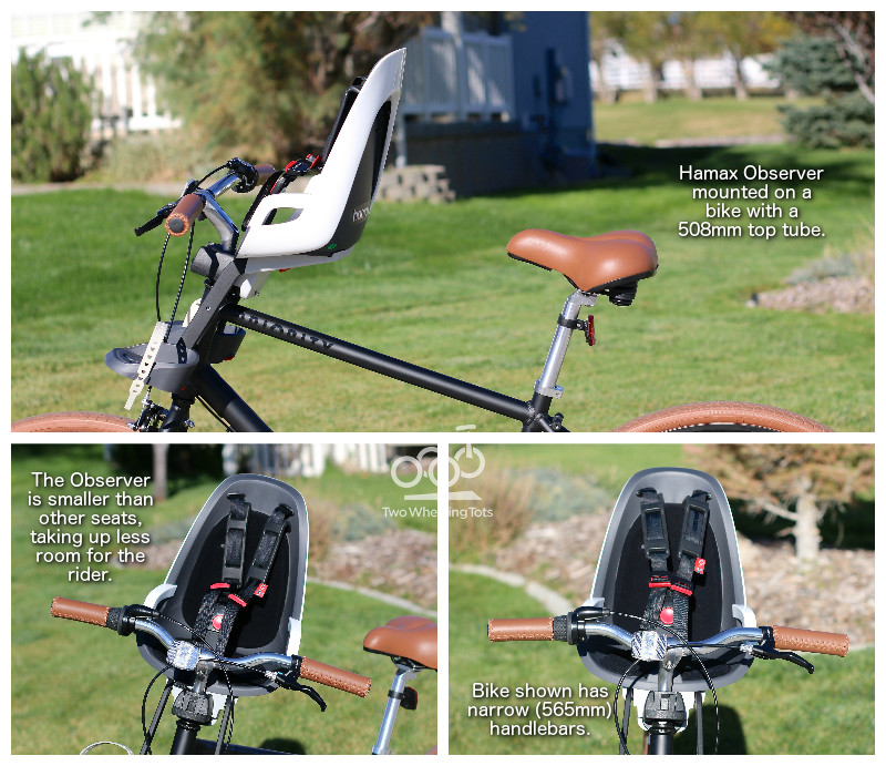 Child Seat Hamax Caress Observer Bike Baby Seat Front Mounted Months+  Purple