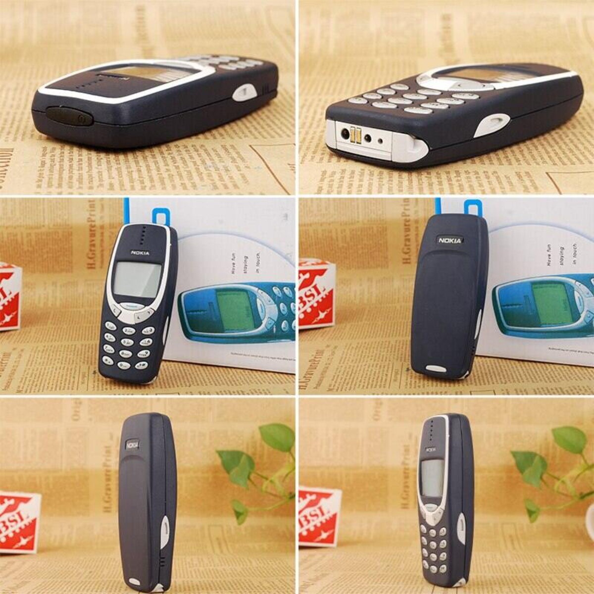 みー Nokia 3310 Unlocked Original Keyboard Multi-Language Mobile Phones