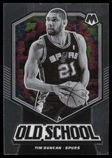 2019-20 Panini Mosaic Old School #20 Tim Duncan San Antonio Spurs