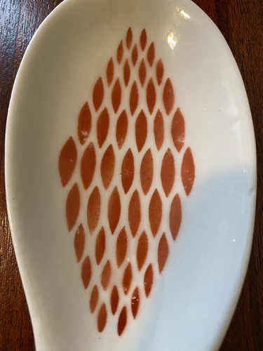 1 Vintage PFF RIGA LATVIA USSR Porcelain Fish Shape Small Dish Spoon rest - Picture 4 of 13