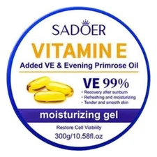 Sadoer Vitamin E & Evening Primrose Oil Moisturizing Gel 300g for Sunburn Relief