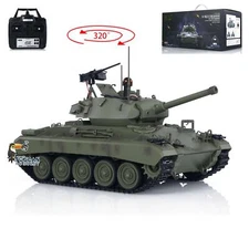 Tongde 1/16 Scale M24 Chaffee RC Light Tank 320°Rotate Infrared Barrel Recoil