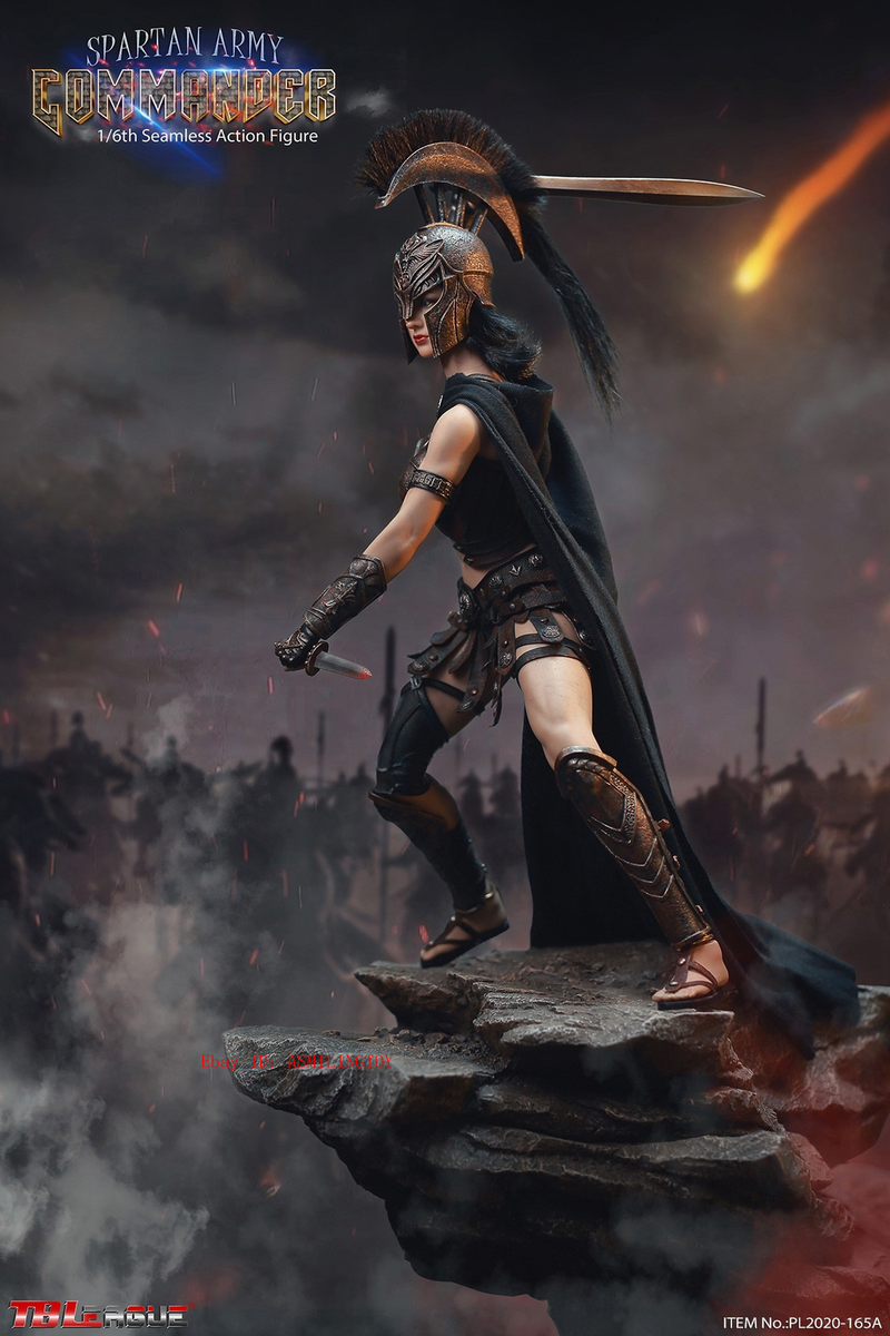 TBLeague PL2020-165A 1/6 Spartan Army Black Commander Female