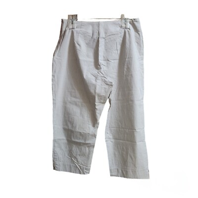 M's- style Briggs Petite Capri Pants Women's Size 12P White Spring Summer