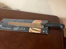 M23210 Millennia Black Handle, 10-Inch Wide Wavy Edge, Bread Knife