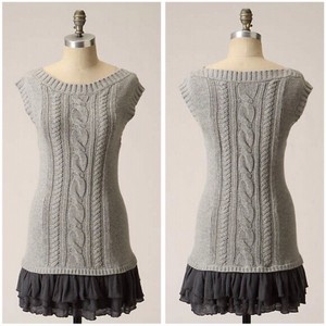 anthropologie moth sweater dress