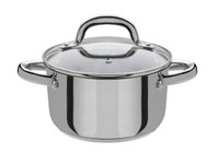 Gsw Fleischtopf Montreal Mit Glasdeckel 16Cm Edelstahl Induktion
