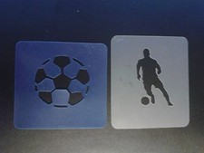 Football football player face painting stencils reusable World Cup soccer
