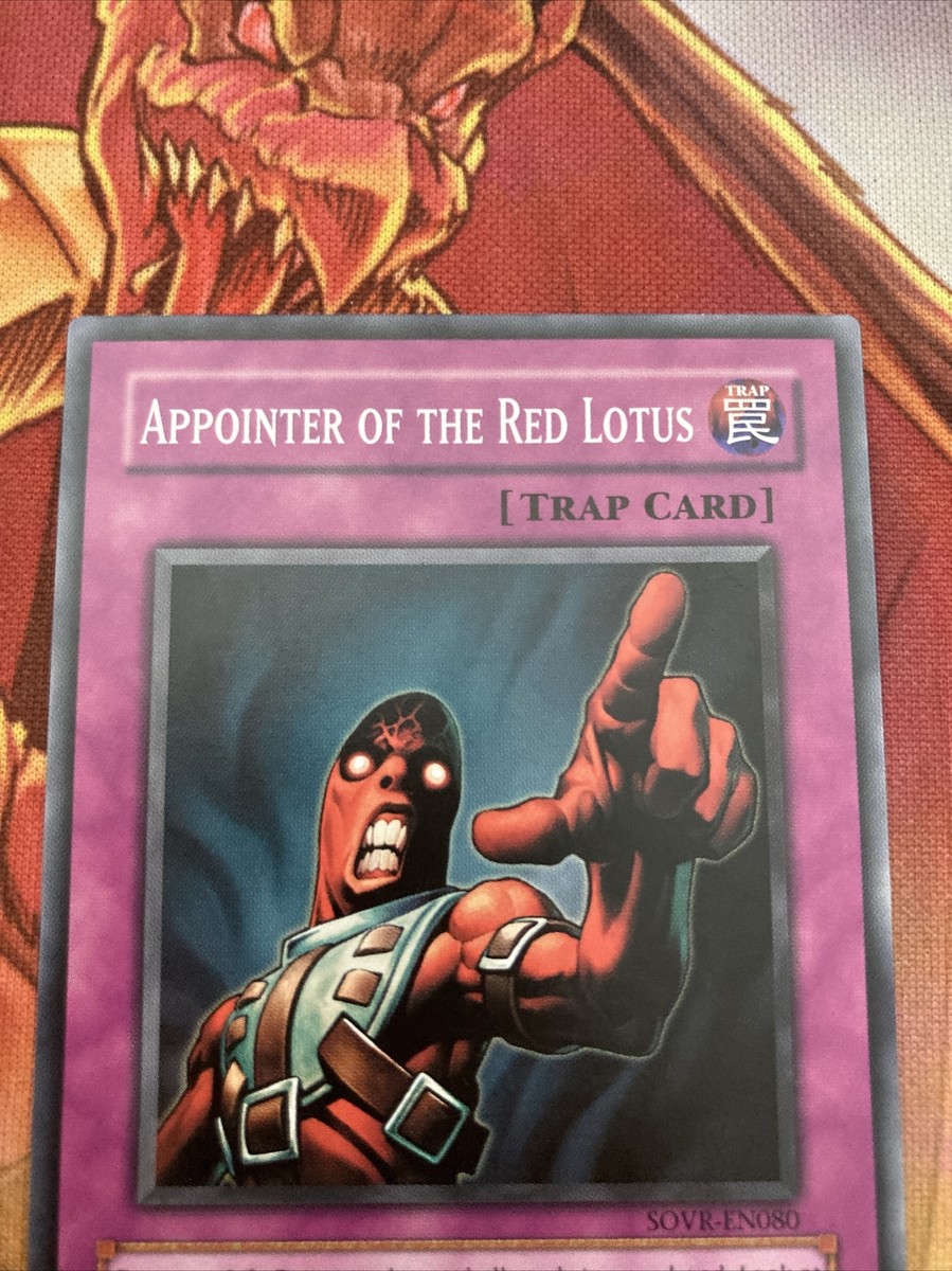 Yu-Gi-Oh! Appointer Of The Red Lotus Card (SOVR-EN080) - Stardust Overdrive 1st Edition Common