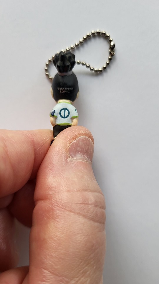 Vtg 2000's Bandai Shikamaru Nara Naruto Mini Figure Key Chain Charm w