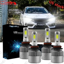 9005 9006 Combo Led Headlight Bulbs For Honda Civic 2004-2013 High Low Beam Us