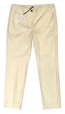 VERSACE COLLECTION Womens Donna Tessuto Ankle Trousers Pants Ivory MSRP 425 