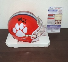 Dj Uiagalelei Signed Autographed Mini Helmet Clemson Tigers JSA N2
