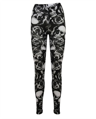 Women's Printed Leggings Jeggings - Full Length Stretchy Skinny Pants, Sizes 8-20 3 thumbnail image