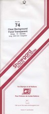 Showgard Clear Stamp Mount Strips 74/240 mm - UN Inscription Blocks 4 10 Strips
