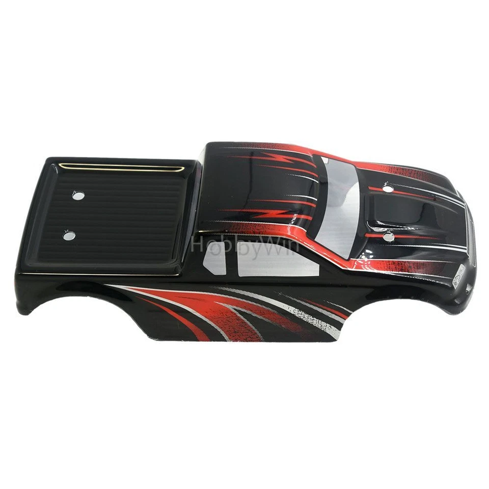 HBX part 85980 Truck Body Red +Decal for Haiboxing 1/18 RC Model Truck 18859 - Image 4 of 4