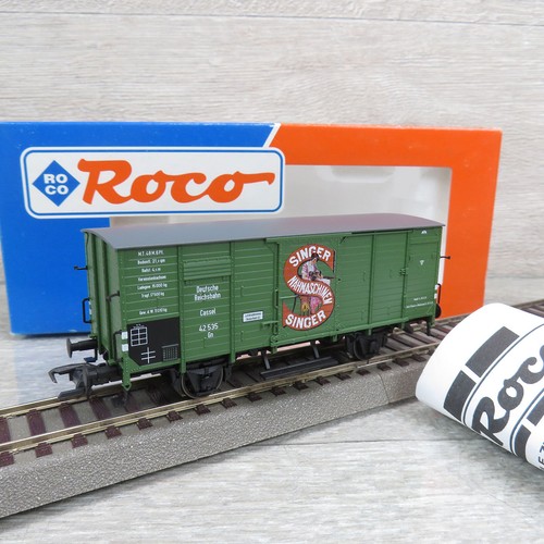 ROCO 47256 - H0 - KPEV - Güterwagen Singer Nähmaschinen - OVP - #E17031 | Zustand: Gebraucht