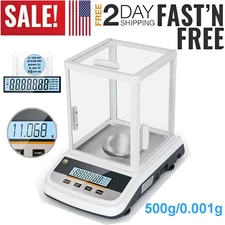 GOYOJO 500 g/0.001g Analytical Lab Balance Digital Lab Precision Balance Scale