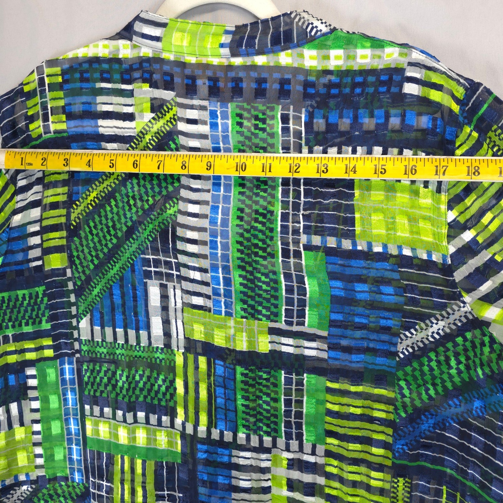 Ruby Rd Geometric Print Button Front Blouse Women… - image 6