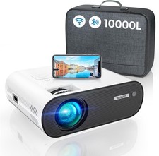 US 15000 Lumen WiFi Bluetooth LED Video Beamer Full HD 1080P Heimkino Beamer 250