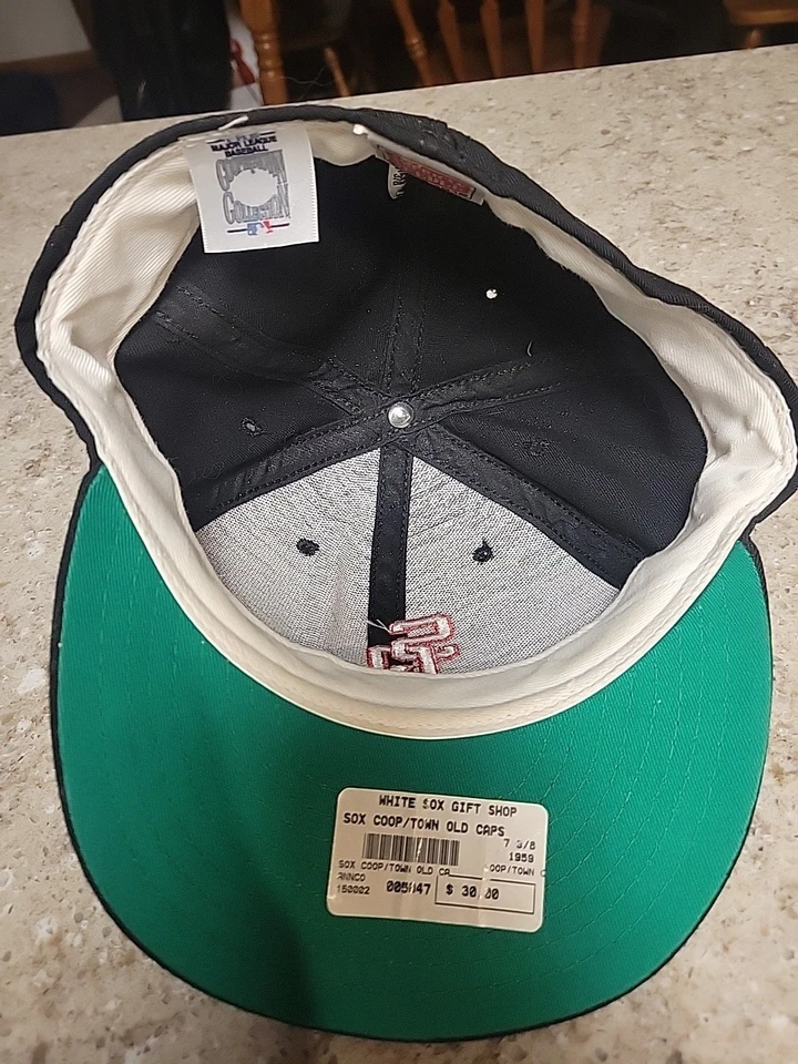 Sombrero ajustado firmado por Luis Aparicio de los Medias Blancas de Chicago 7 3/8 sin certificado de autenticidad Hof Foto 4 de 4