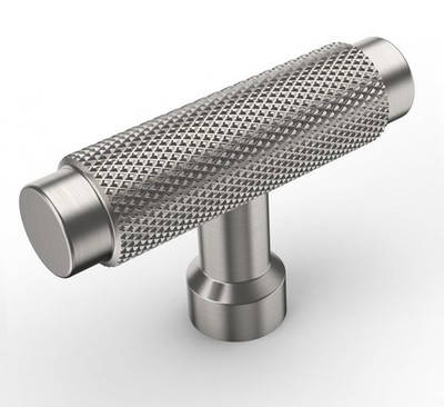 Amerdeco 10 Stück 32 mm Küchenschrankknöpfe Gebürstetes Satin-Nickel AM011