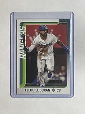 2025 Topps Series 2, Ezequiel Duran #589 Vintage Stock /99, Texas Rangers
