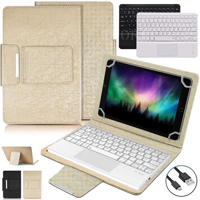 Touchpad QWERTZ Tastatur mit Hülle Für Samsung Galaxy Tab A11+ A9+ S9 S10 FE S11