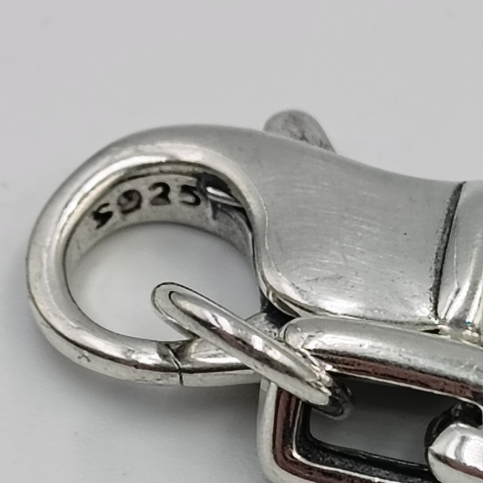 Sterling Silver 925 Streamline/Rectangular Chain … - image 10