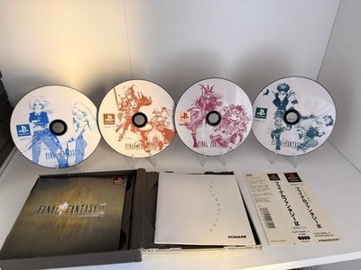 Final Fantasy IX PS1 Japan CIB NTSC-J 4 Discs + Spine Cards Squaresoft