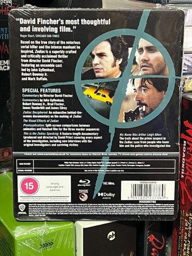 ZODIAC (Blu-ray) David Fincher, Limited Edition STEELBOOK! ZONE ABC BRAND NEW! - Picture 2 of 5