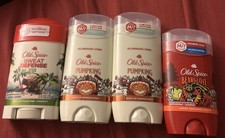 Lot Of 4 Old Spice Limited Edition Deodorants PUMPKING 2 FIJI, BEARGLOVE exp27