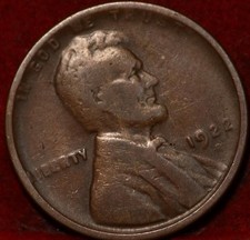 1922-D Denver Mint Copper Lincoln Wheat Cent