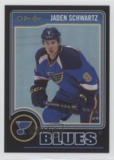 2014-15 O-Pee-Chee Black Rainbow 81/100 Jaden Schwartz #118 0t2