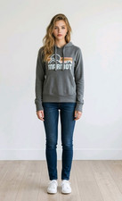 MARMOT Coastal Logo Long Sleeve Hoodie Pullover Women Size X-Small Gray Outdoor
